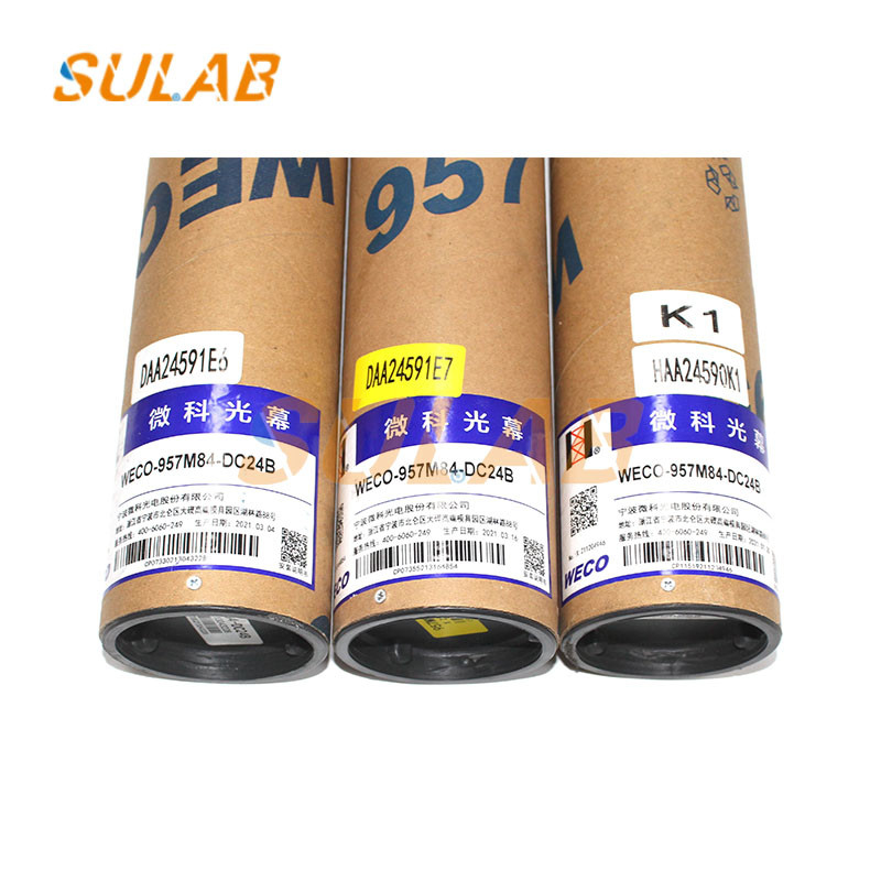 Elevator Infrared Safety Light Curtain WECO-957M84-DC24B HAA24590K1 DAA24591E6 DAA24591E7