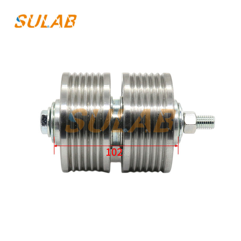 3300 3600 Elevator Traction Roller Steel Belt Pulley Roller Wheel 57613299