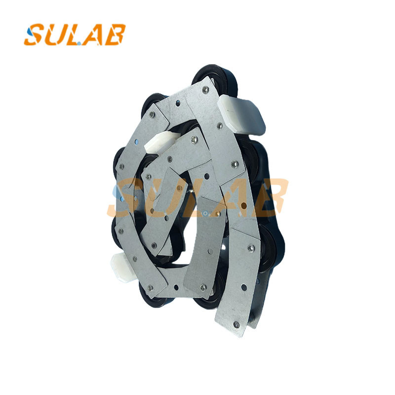 SCH Escalator Spare Parts Handrail Return Reverse Guide Newel Rotary Chain With 12Pcs Rollers