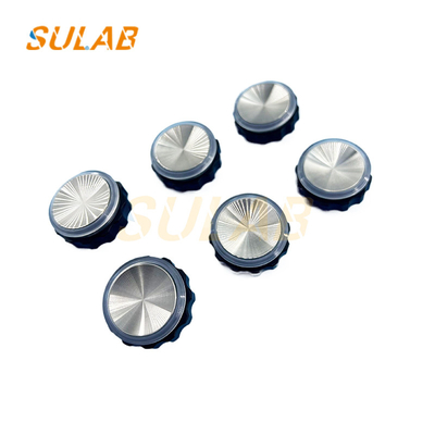 Aksesoris lift OTIS asli stainless steel tombol bulat Hairline cermin emas mawar tombol BR27C