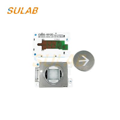 Mitsubishi Elevator Tekan Tombol Kualitas Baik COP LOP Tombol C5MS-1W12DN 1B12D 1PW12DN