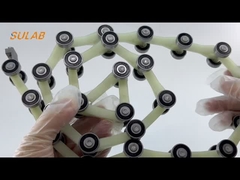 Escalator Newel rantai 25 bagian Escalator suku cadang