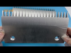 Escalator Sidewalk Aluminium Alloy Comb Plate 22 Teeth Bagian Escalator