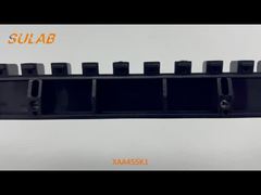 Bingkai Anak Tangga Eskalator Plastik Strip Tepi Kuning Dan Strip Tapak Hitam Strip Kuning Eskalator Plastik