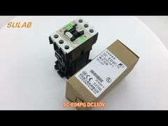 Kontaktor IEC Fuji Electric SC-E04PG-110VDC dengan 3 Kutub Arus Terukur 18A dan Showcase Kumparan DC 110V