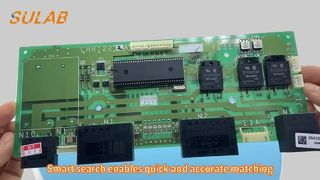 Panel Tampilan Lantai Lift Mitsubishi LHH-222A dengan Input Daya Ganda AC110V/DC24V dan Arus Lebih