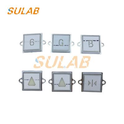 KONE 863223H03 Stainless Steel Shell Elevator Button with LED Indicator Light and Customizable Surface