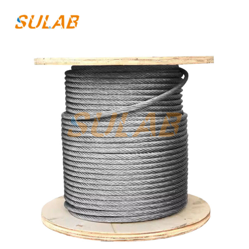 Elevator Lift Over Speed Governor Galvanized Steel Wire Rope Steel Hemp Core 8 12 13 16 10mm High-Rise High Low Speed