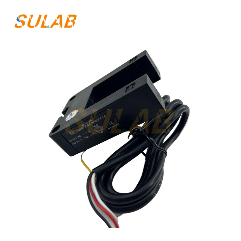 U-shaped Elevator Leveling Sensor SH-GS3W4 Photoelectric Switch with DC 12V to 24V Universal Slot Type