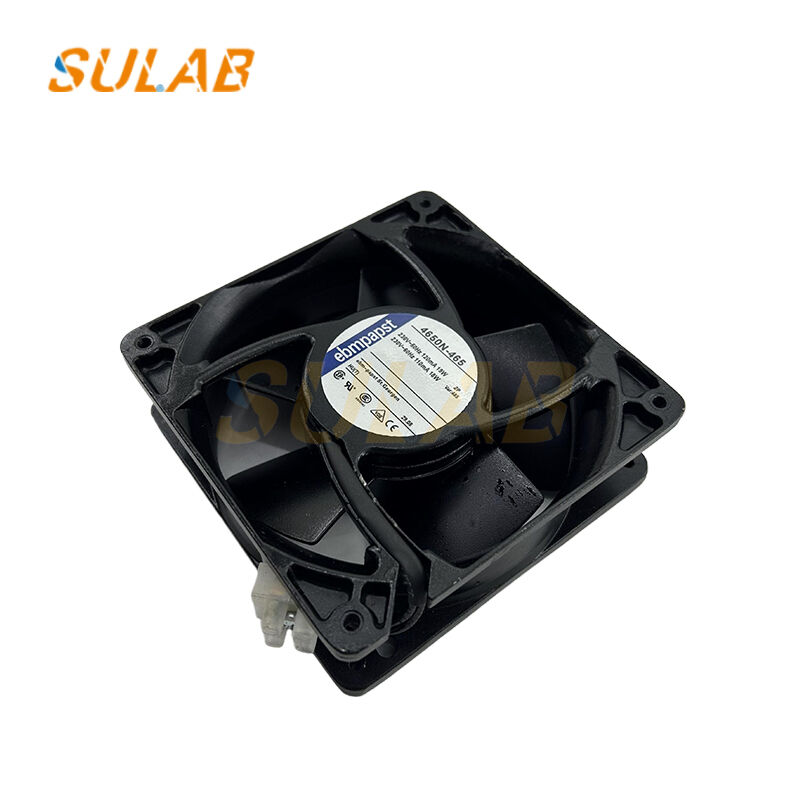 German-imported 4650N-465 230V 48V DC Axial Cooling Fan for Elevator and Industrial Equipment