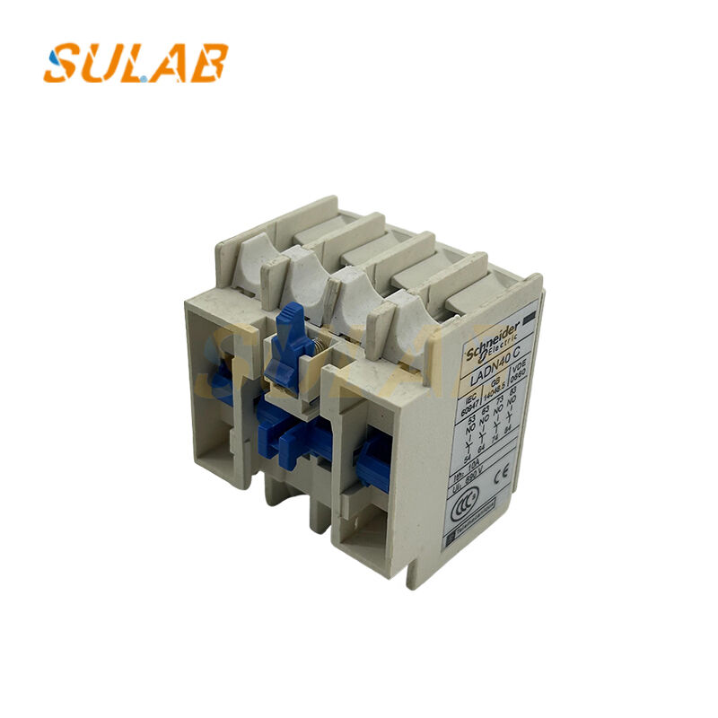 Schneider Electric LADN40C 40A 24V DC Front Auxiliary Contacts for Elevator Motor Control