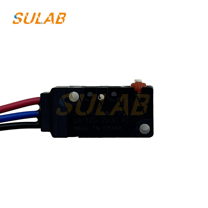 D2VW-5-1M IP67 Snap-Action Brake Switch 5A 250VAC with Wire Leads for Elevator Safety Limit Switch