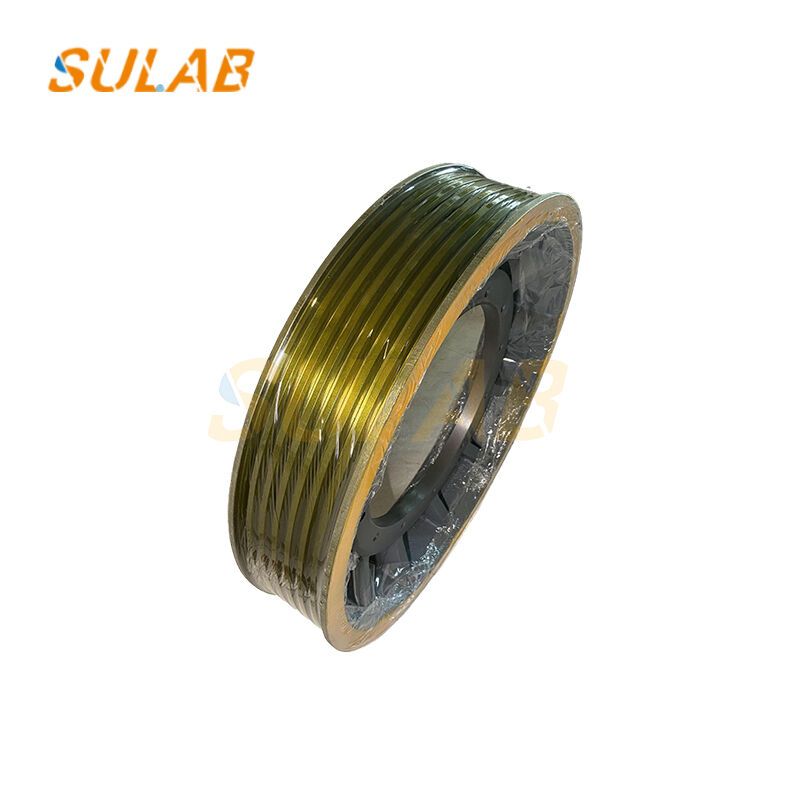 Mitsubishi Elevator Traction Sheave Permanent Magnet All Size Made of Ductile Iron QT600-3