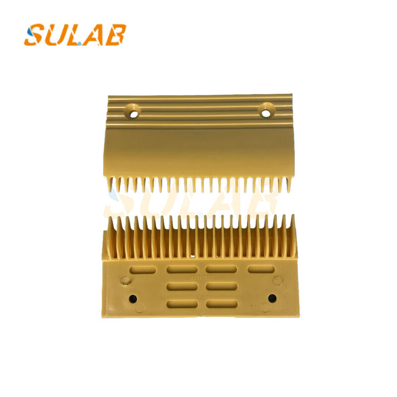 22-teeth Escalator Comb Plate with High-strength Engineering Plastic for Smooth Transition and EN 115-1 Compliance