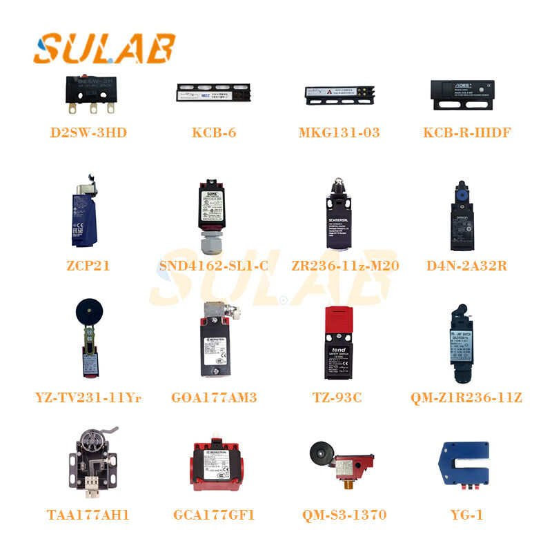 Elevator Tension Pulley Limit Switch with Manual Reset IP67 Protection and Dual Contacts for OTIS & Universal Elevator Systems