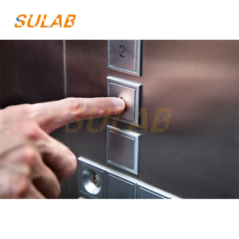 Original Mitsubishi Elevator Door Button LHB-055AG01 with Backlight Tactile Feedback and Dustproof Moisture-Proof Design