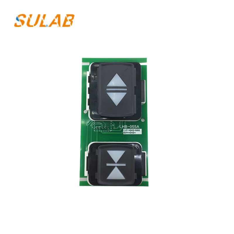 Original Mitsubishi Elevator Door Button LHB-055AG01 with Backlight Tactile Feedback and Dustproof Moisture-Proof Design