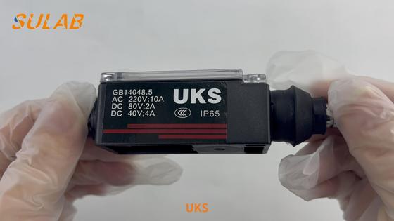 UKS Series Lift Door Limit Switch dengan IP67 Waterproof Protection ISO9001 Sertifikat AC 220V / DC 110V Diperkirakan