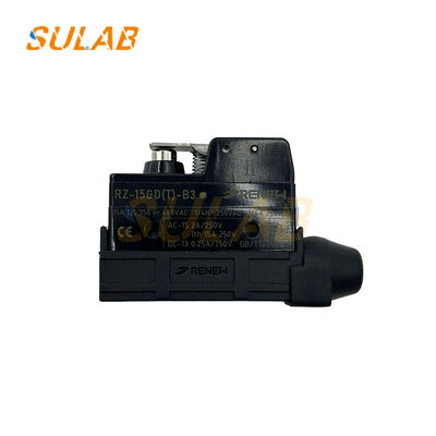 Switch rem perlindungan termal dengan kontak SPDT dan kerang plastik fenolik untuk bagian lift