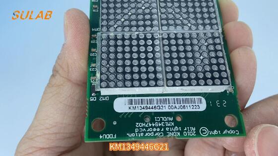 Papan Tampilan Elevator KONE Asli KM1349446G21 Papan PCB dengan Indikator Lantai Digital untuk Panel COP LOP