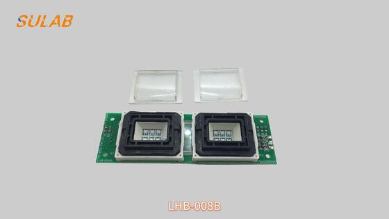 Tombol Tekan Persegi Lift MITSUBISHI dengan Kontak Paduan Perak & Indikasi LED untuk Seri GPS-II LHB-008B