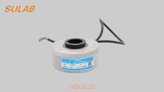 Tamagawa TS5246N167 Enkoder Rotary Shaft Hollow dengan 8192 Pulsa Per Revolusi dan DC 5V Power Supply untuk Motor Traksi PMSM Elevator