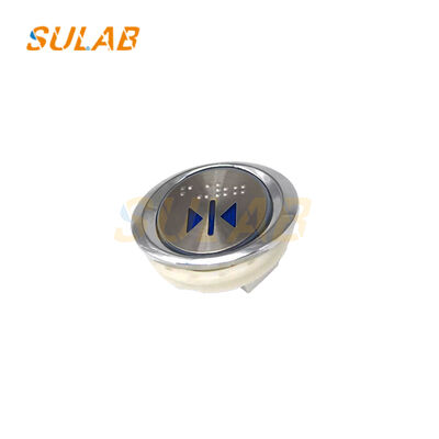 Tombol Tekan Lift MTD331 Tombol Panggil dengan Lampu Latar LED Bulat dengan Pelat Depan Baja Tahan Karat dan Desain Konektor Plug-in